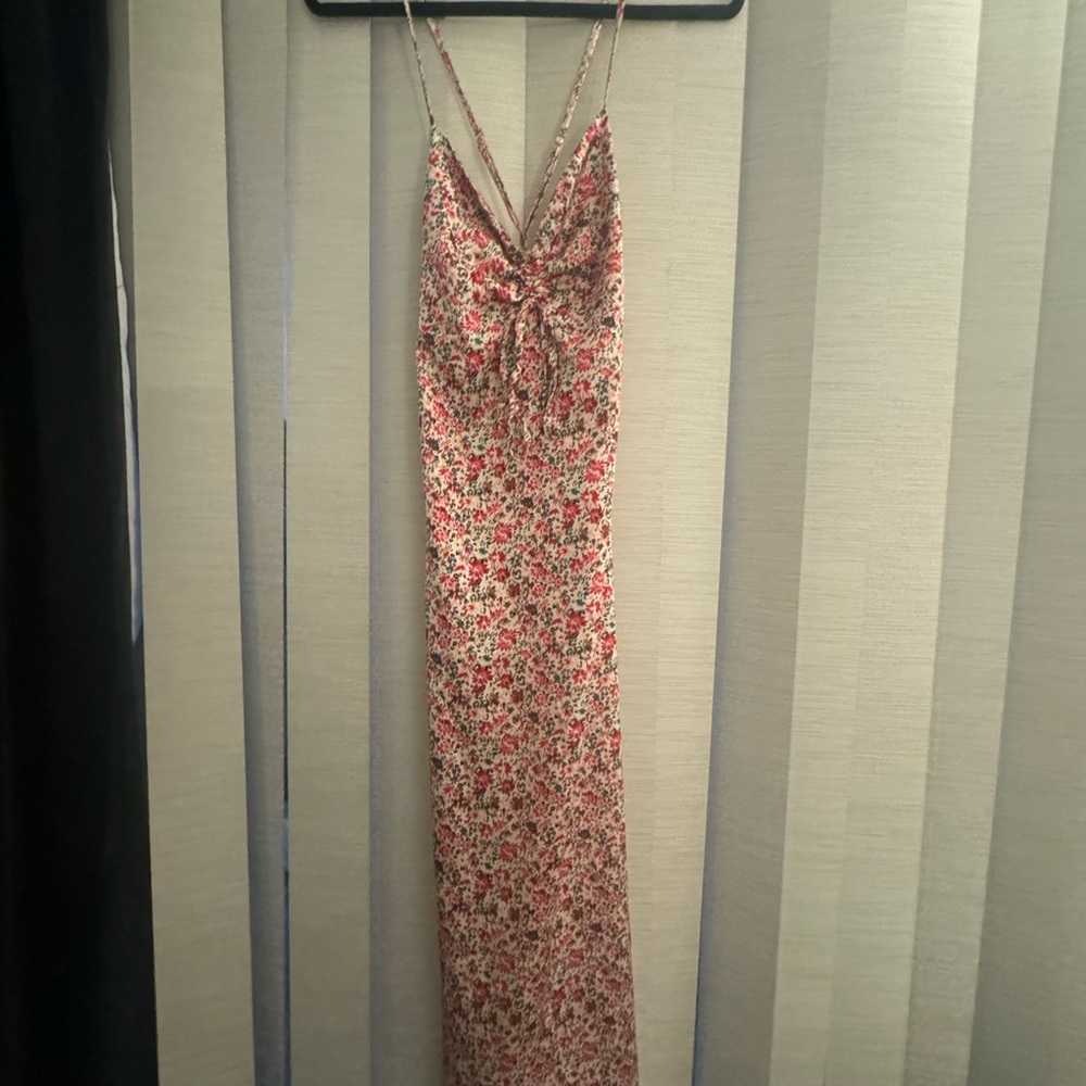 Kittenish Blossom Floral Dress